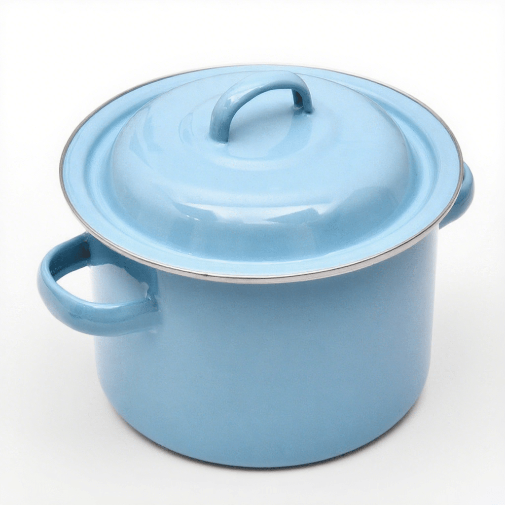 Blue Cooking Pot Enamel Pot 18 20 22 24cm