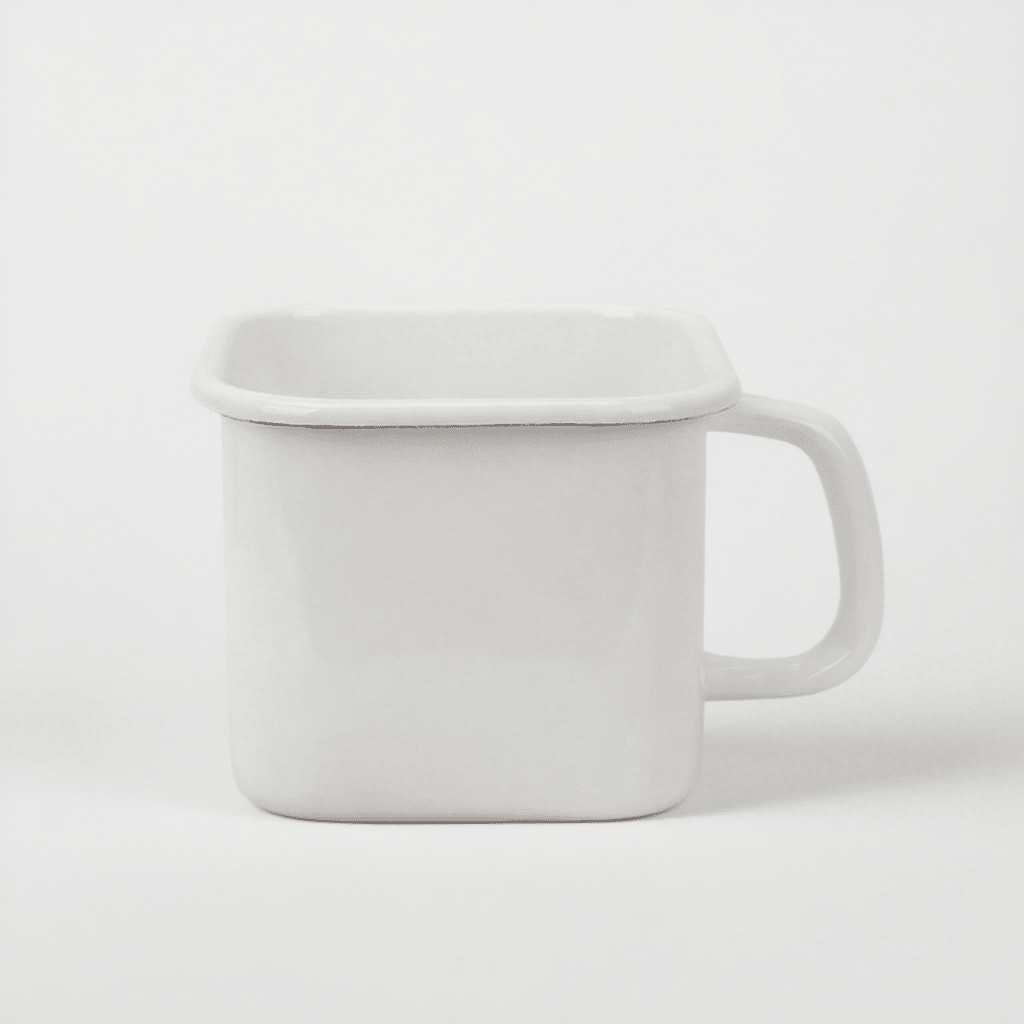 Custom Childrens Enamel Mugs Enamel Mug 16cm