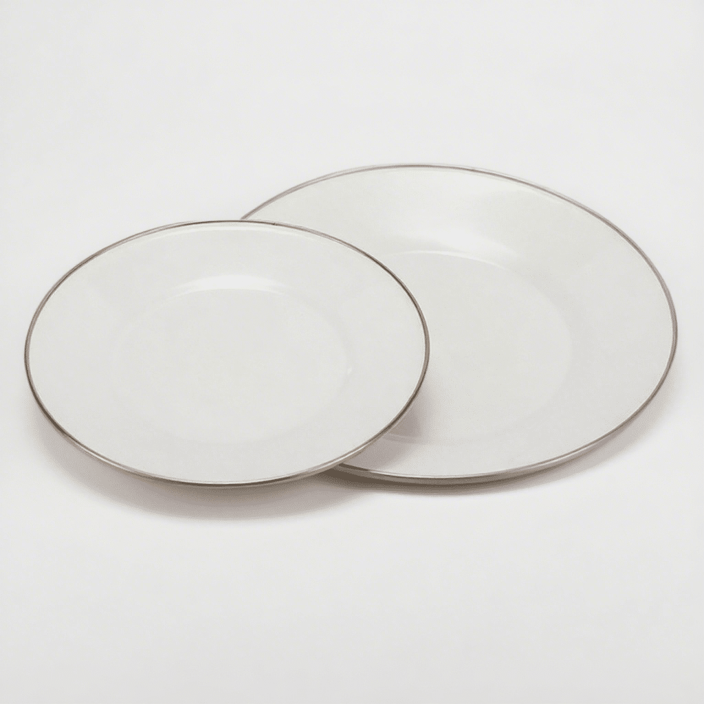 Enamel Camping Plates Enamel Round Plate 20&26 cm