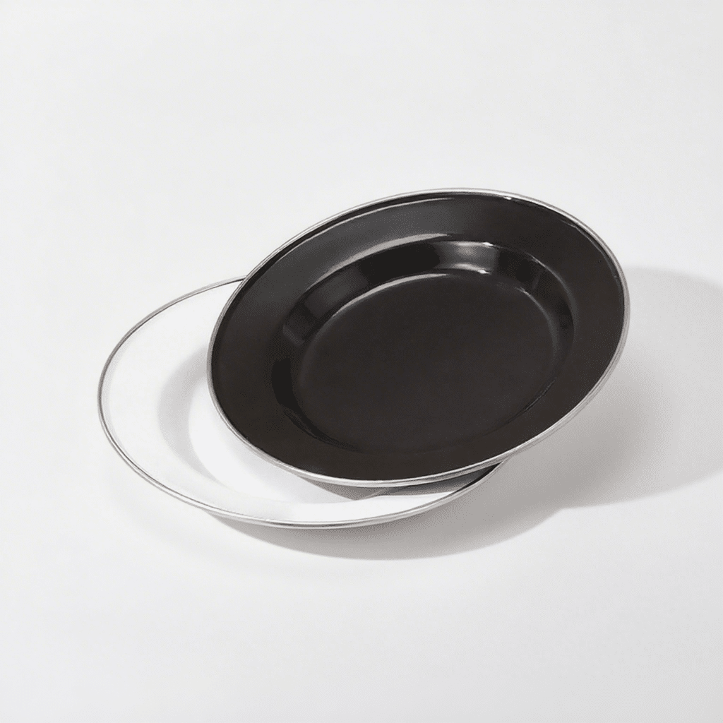 Enamel Camping Plates Enamel Round Plate 22 26cm