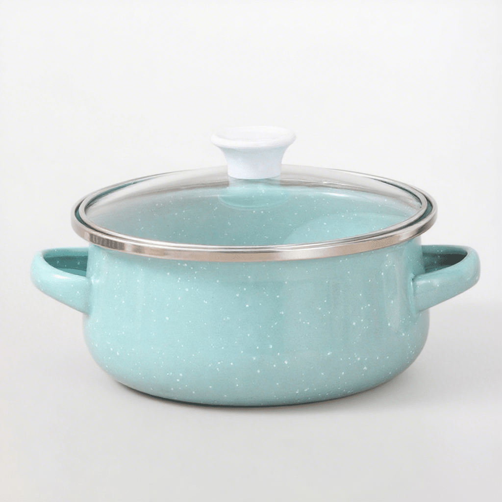Enamel Casserole Green 16~24cm