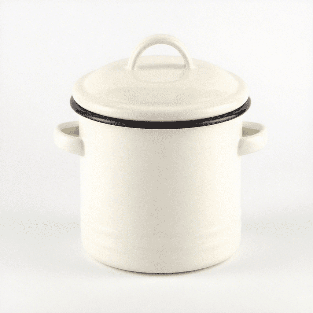 Enamel Cookware Enamel Lard Jar 1250ml