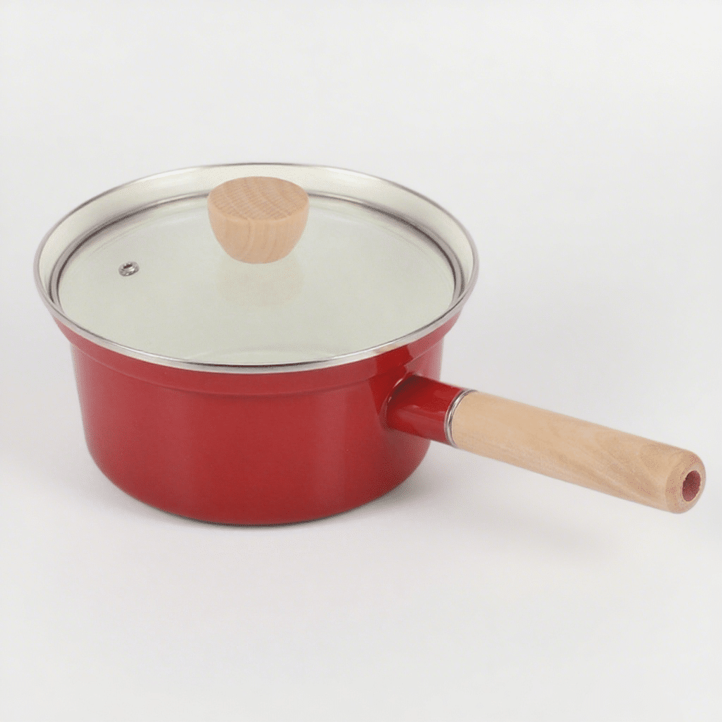 Enamel Frying Pan Enamel Saucepan 18cm
