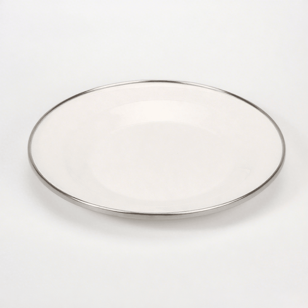Enamel Plates For Camping Enamel Round Plate 20cm