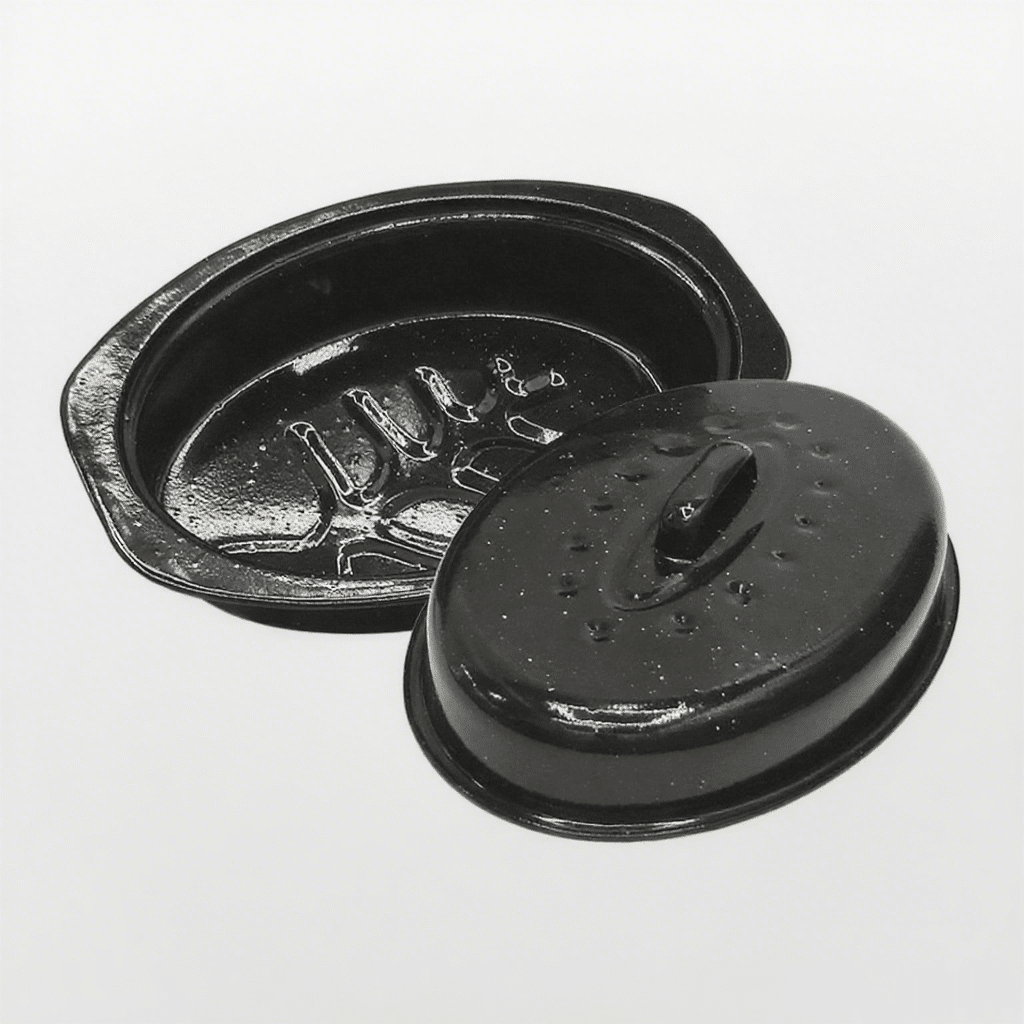 Enamel Roaster Enamel Turkey Pot 33 22 10.5cm