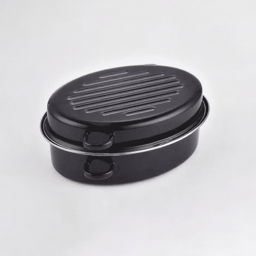 Enamel Roaster Enamel Turkey Pot 40 28 11cm