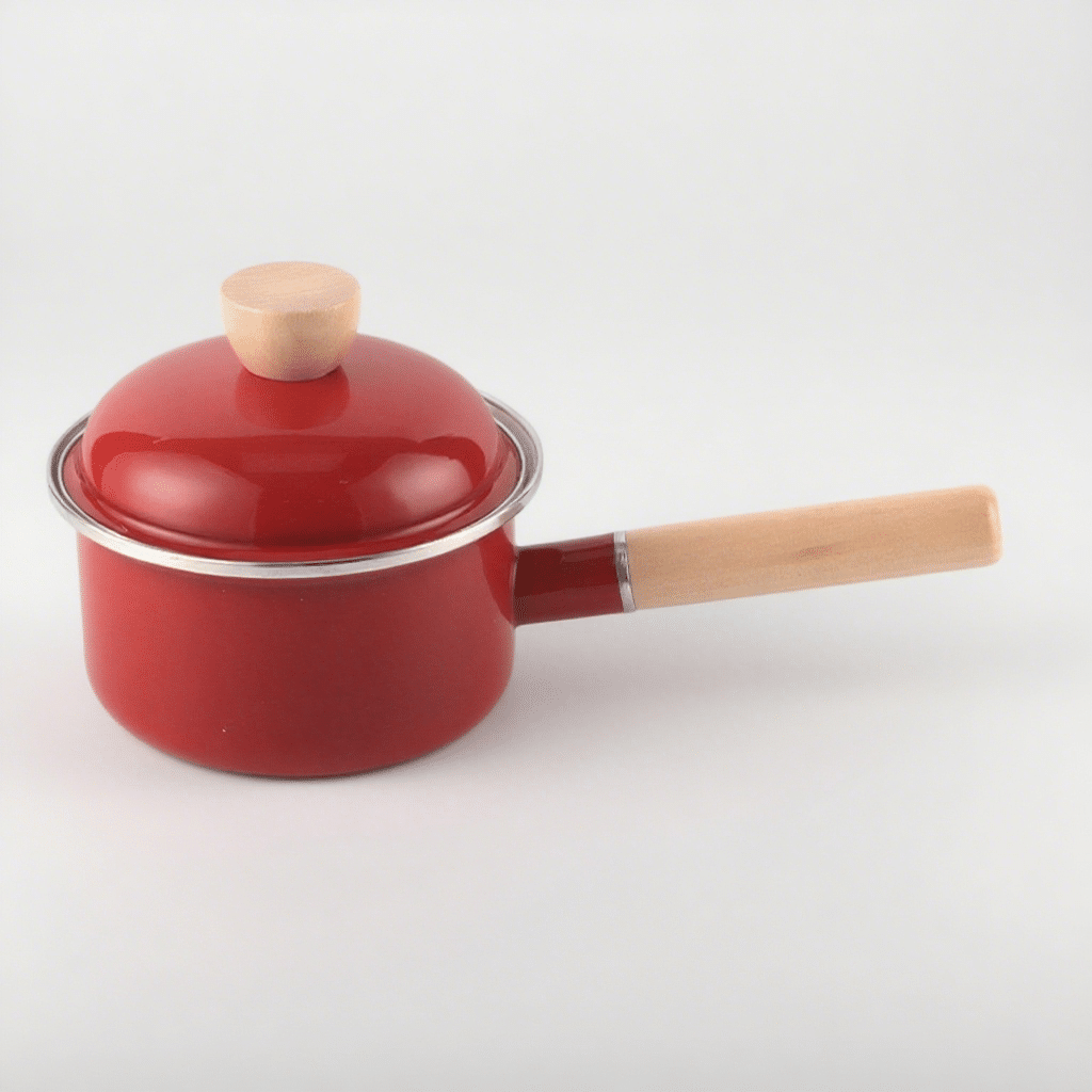 Enameled Frying Sauce Pan Enamel Saucepan 16 18cm