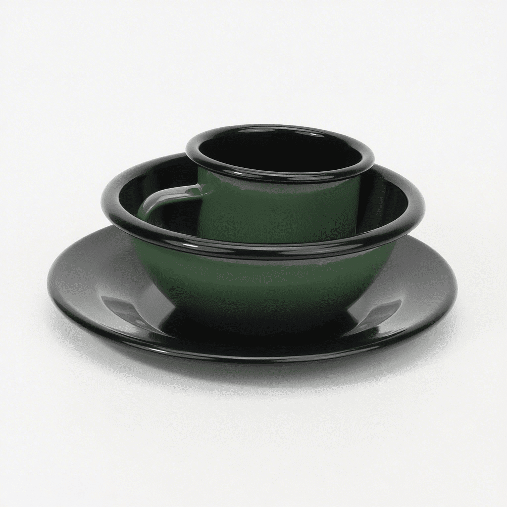 Enamelware Camping Set