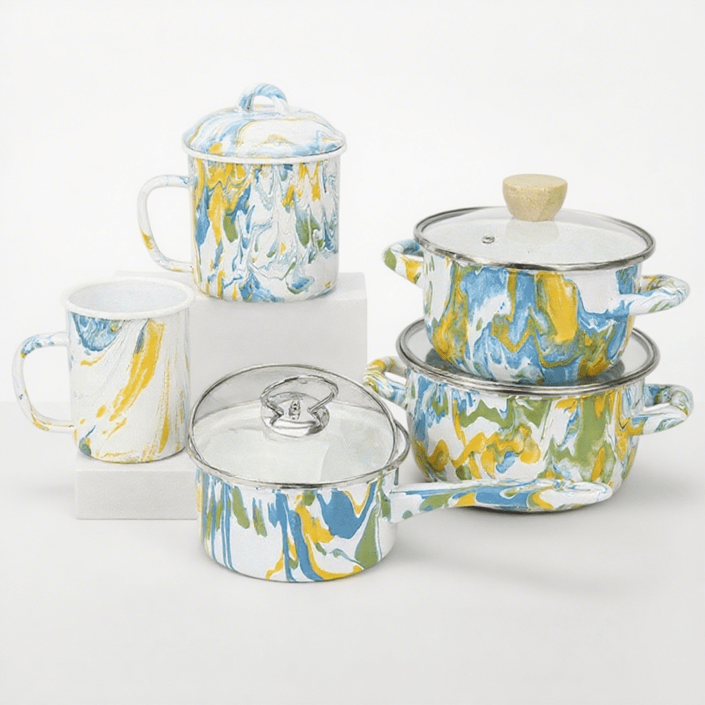 Enamelware Dinner Set