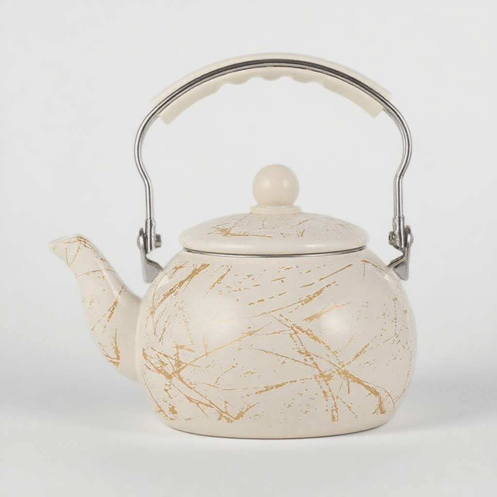 Marble Enamel Coffee Teapot 2.5L