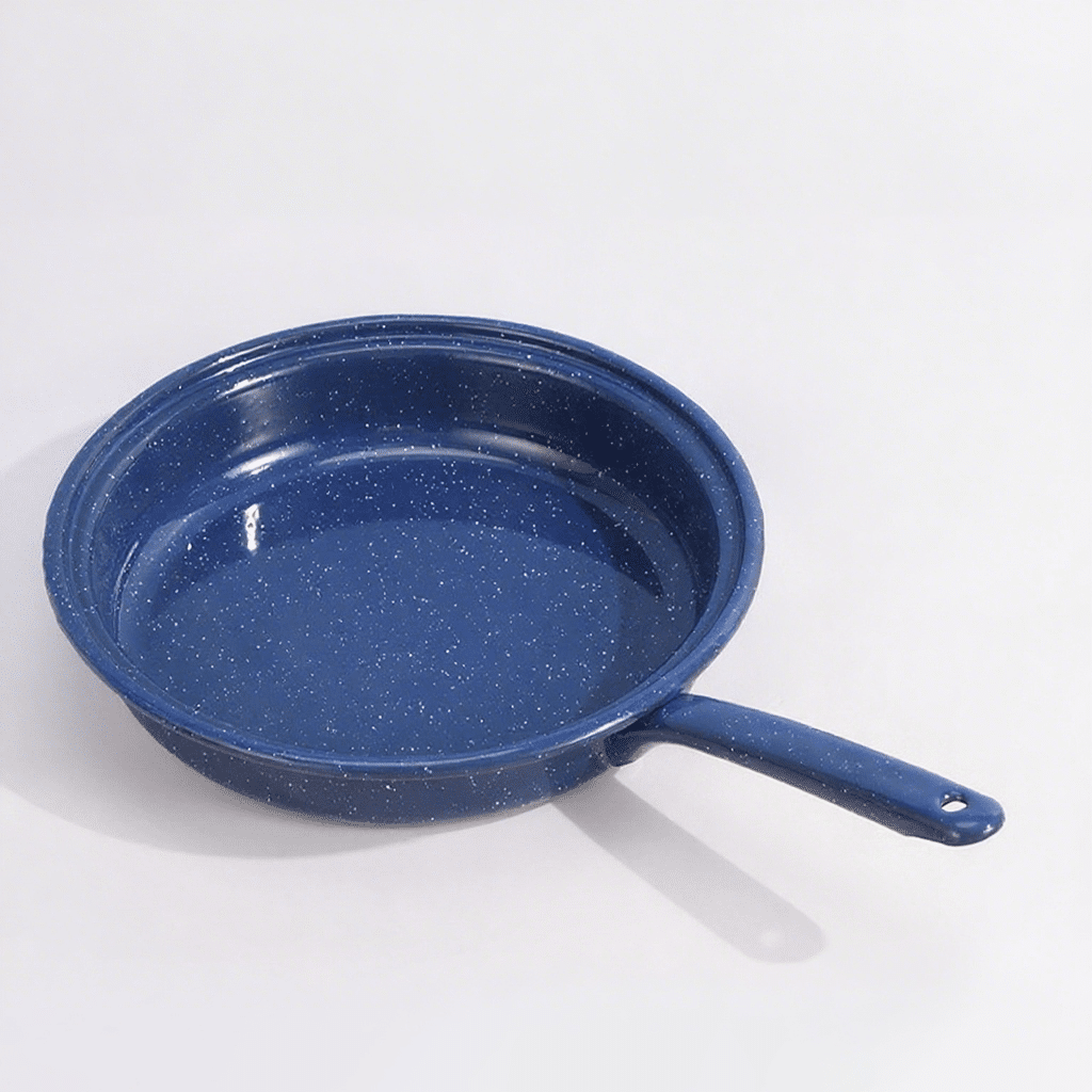 Speckled Enamel Frying Milk Pan Enamel Fry Pan 25cm