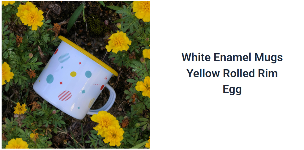 Custom Enamel Mugs Egg